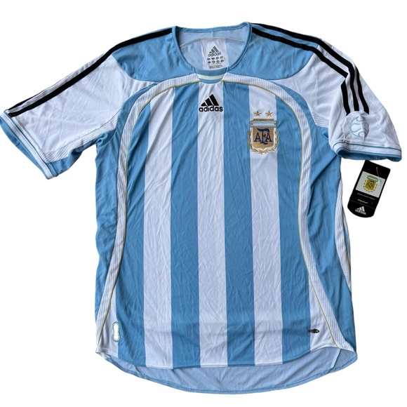 NWT 2006-07 Argentina National Team Soccer Jersey Center Adidas Y2K Vintage 00s - Picture 1 of 16
